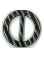Round Patterned Buckle 1 1/4" Round Patterned Buckle 1 1/4"