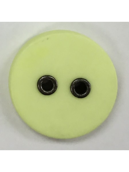 Button 1007 Plastic lime  