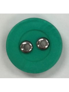 Button 1027 Plastic green  0.875