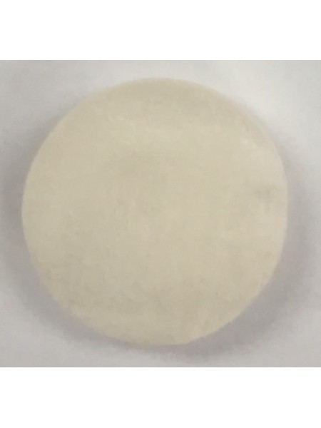 Button 1029 Plastic white  0.875