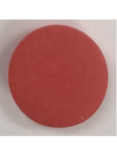 Button 1030 Plastic orange  0.875