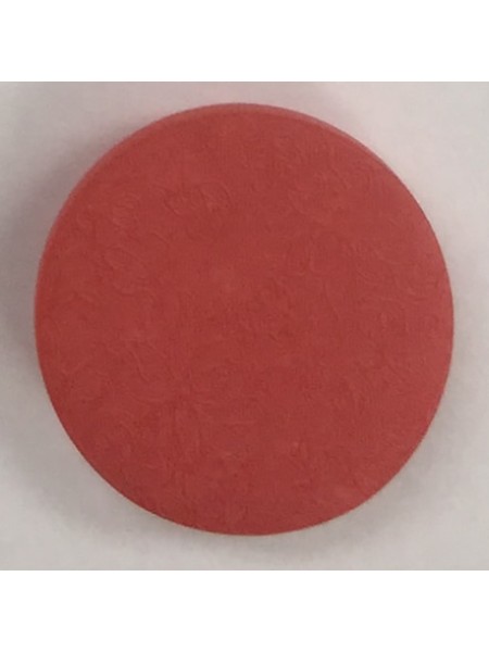 Button 1030 Plastic orange  0.875