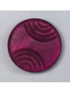 Button 1045 Plastic maroon  0.75