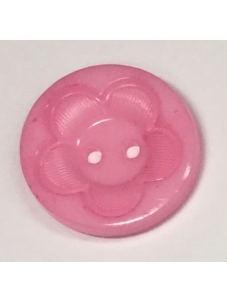 Button 1057 Plastic pink  1