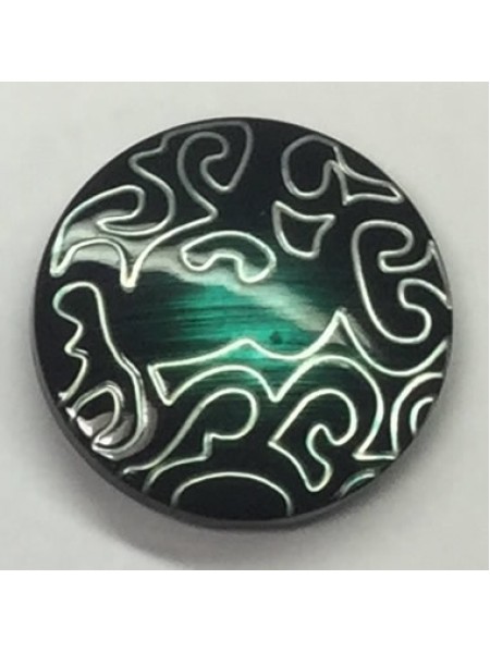 Button 1094 Plastic black  1
