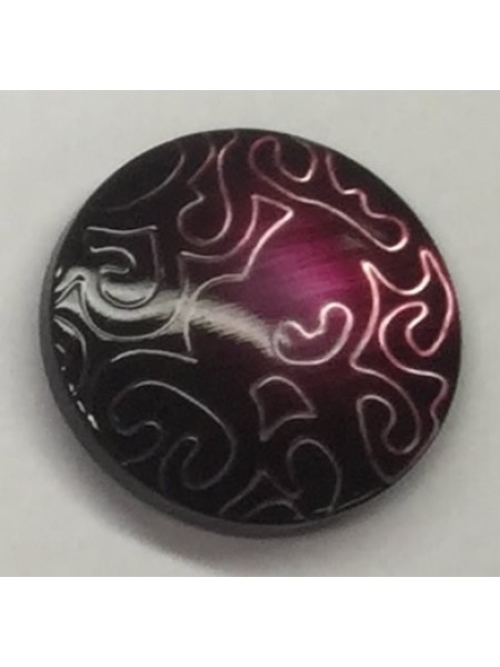 Button 1095 Plastic black  1