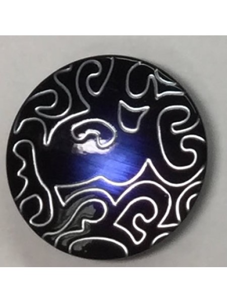 Button 1097 Plastic black  1