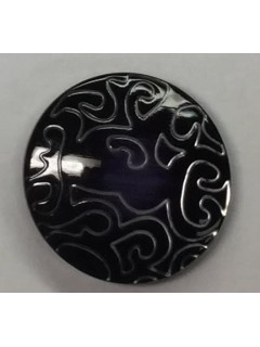 Button 1098 Plastic black  1