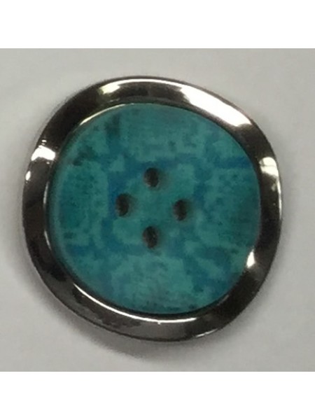Button 1234 Plastic silver  1