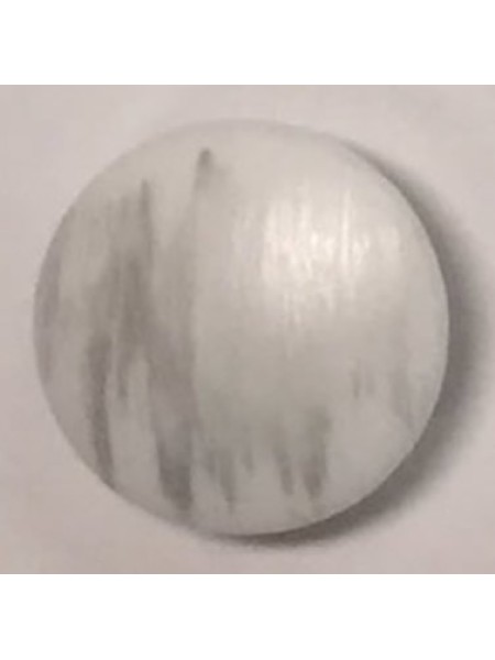 Button 1305 Plastic white  0.875