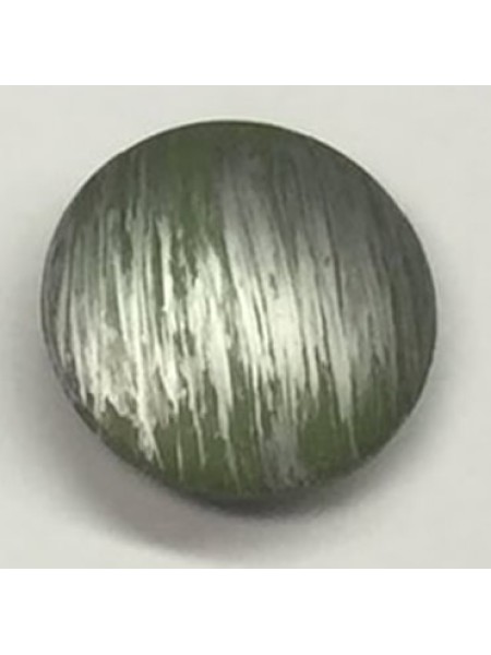 Button 891 Plastic olive shiny 0.875