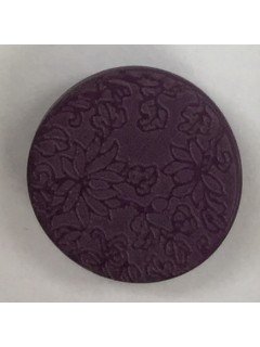 Button 1023 Plastic maroon  0.75