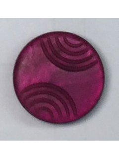 Button 1045 Plastic maroon  0.75