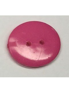 Button 1054 Plastic hot pink  0.875