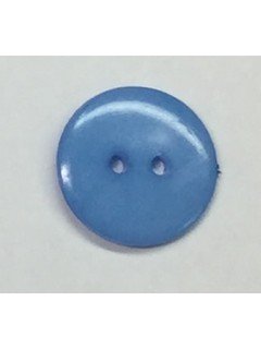 Button 1063 Plastic blue  0.625