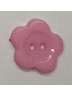 Button 1068 Plastic pink  0.625