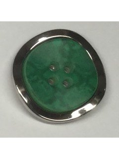 Button 1230 Plastic silver  1