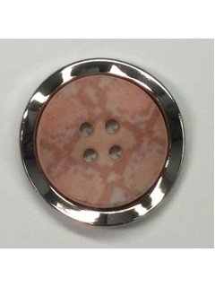 Button 1233 Plastic silver  1