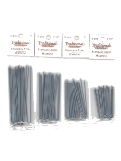 Heavy Weight Straight Silver Hair Pins Heavy Weight Straight Silver Hair Pins