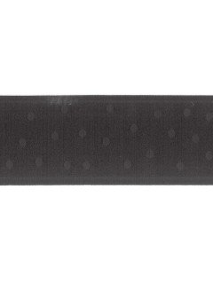 Ribbon 1.5" Dot Jacquard Black