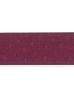 Ribbon 1.5" Dot Jacquard Burgandy