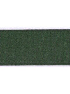 Ribbon 1.5" Dot Jacquard Hunter