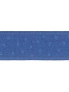 Ribbon 1.5" Dot Jacquard Royal