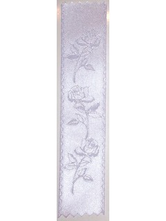 Rose Embossed Ribbon Lavender