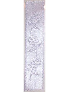 Rose Embossed Ribbon Lavender