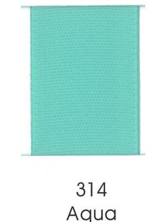 Ribbon 1.5" Single Face Satin 314 Aqua