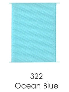 Ribbon 2" Single Face Satin 322 Ocean Blue