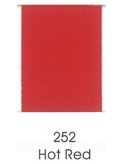 Ribbon 2" Single Face Satin 252 Hot Red