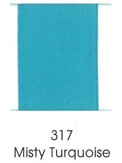 Ribbon 1.5" Single Face Satin 317 Misty Turquoise