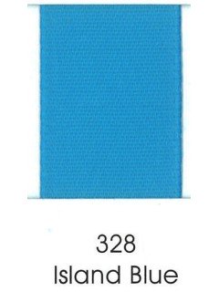 Ribbon 1.5" Single Face Satin 328 Island Blue