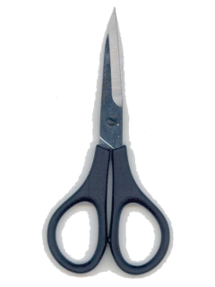 Scissors – Black, 4-Inch, Right or Left-Handed | Precision Cutting for Every Task!