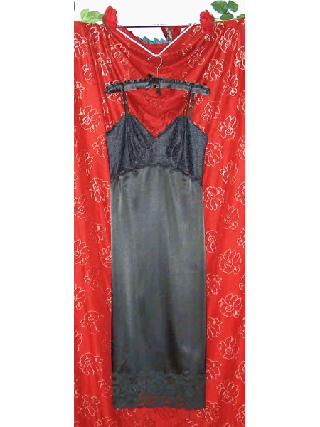 A-line Cross Over Satin Brida Slip Style #005