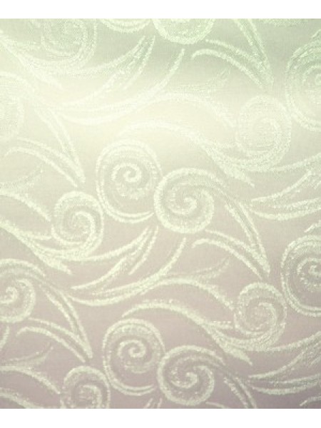 Swirl Tablecloth Fabric-Cream